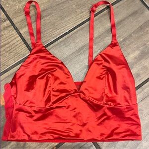 Auden Red Bralette with Adjustable Straps